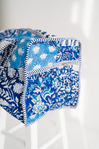 Coastal Twilight Patchwork Duffle Bag