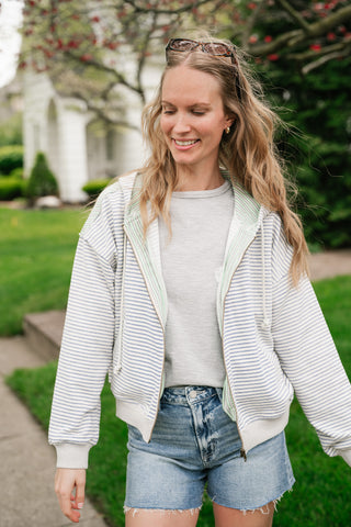 Take It Easy Hooded Zip Up