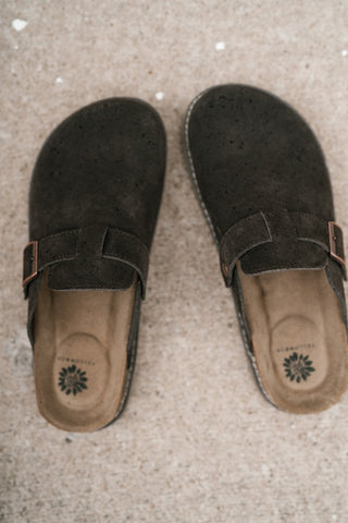 Maible Suede Clog - Brown