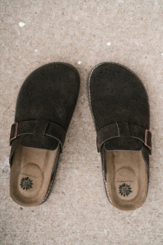 Maible Suede Clog - Brown