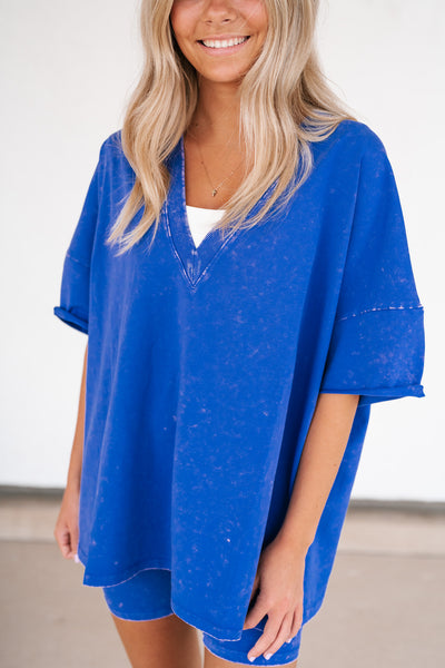 Blue Free As Can Be Top - Online