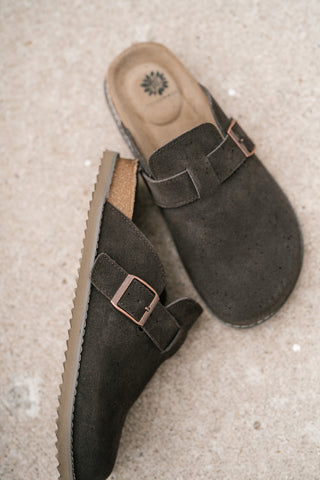 Maible Suede Clog - Brown