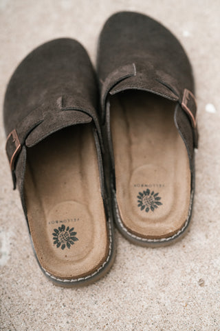 Maible Suede Clog - Brown