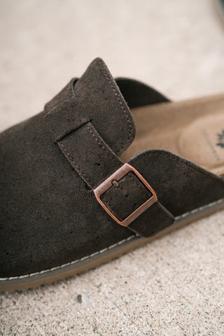 Maible Suede Clog - Brown