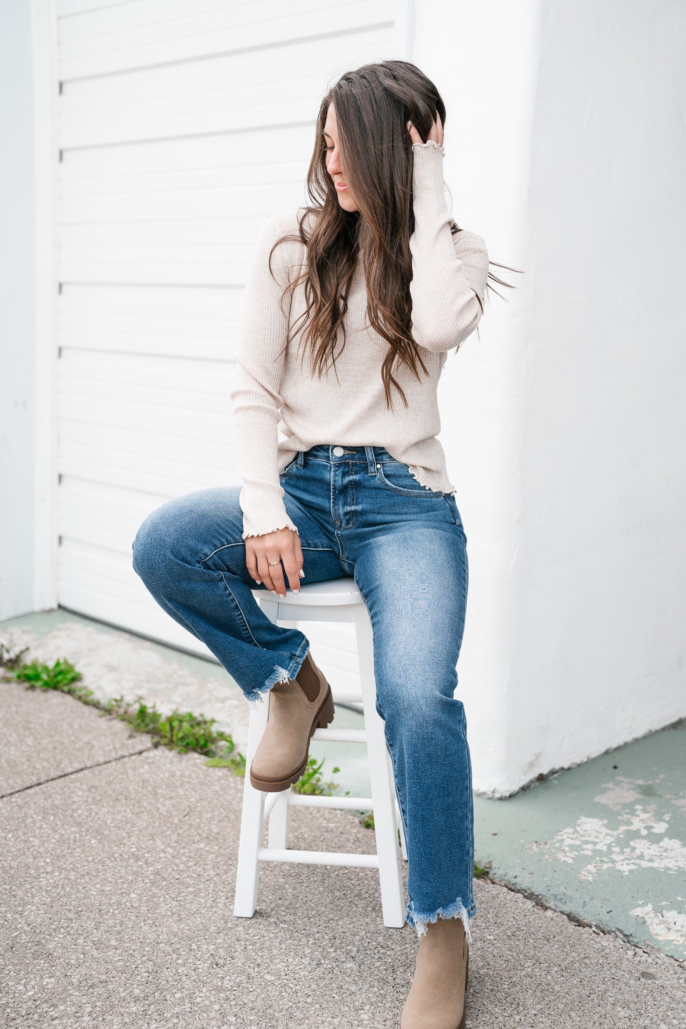 Lolla Ruffle Hem Top