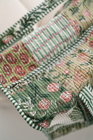 Woodland Charm Patchwork Duffle Bag