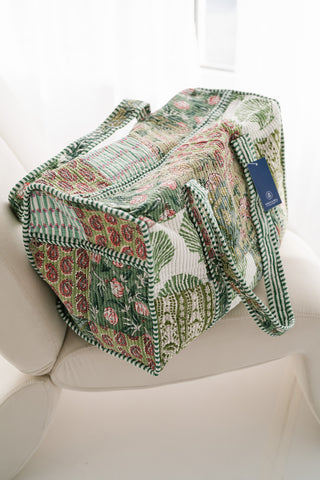 Woodland Charm Patchwork Duffle Bag