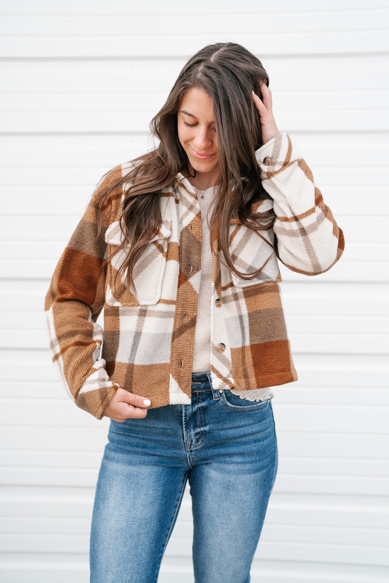 Auria Plaid Shacket