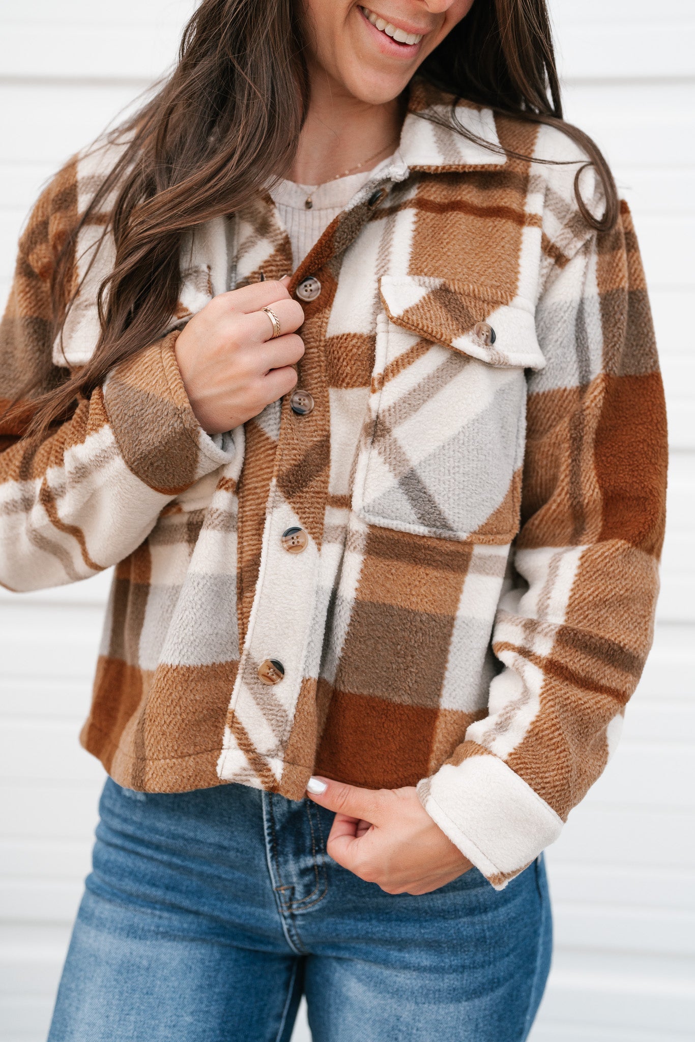 Auria Plaid Shacket