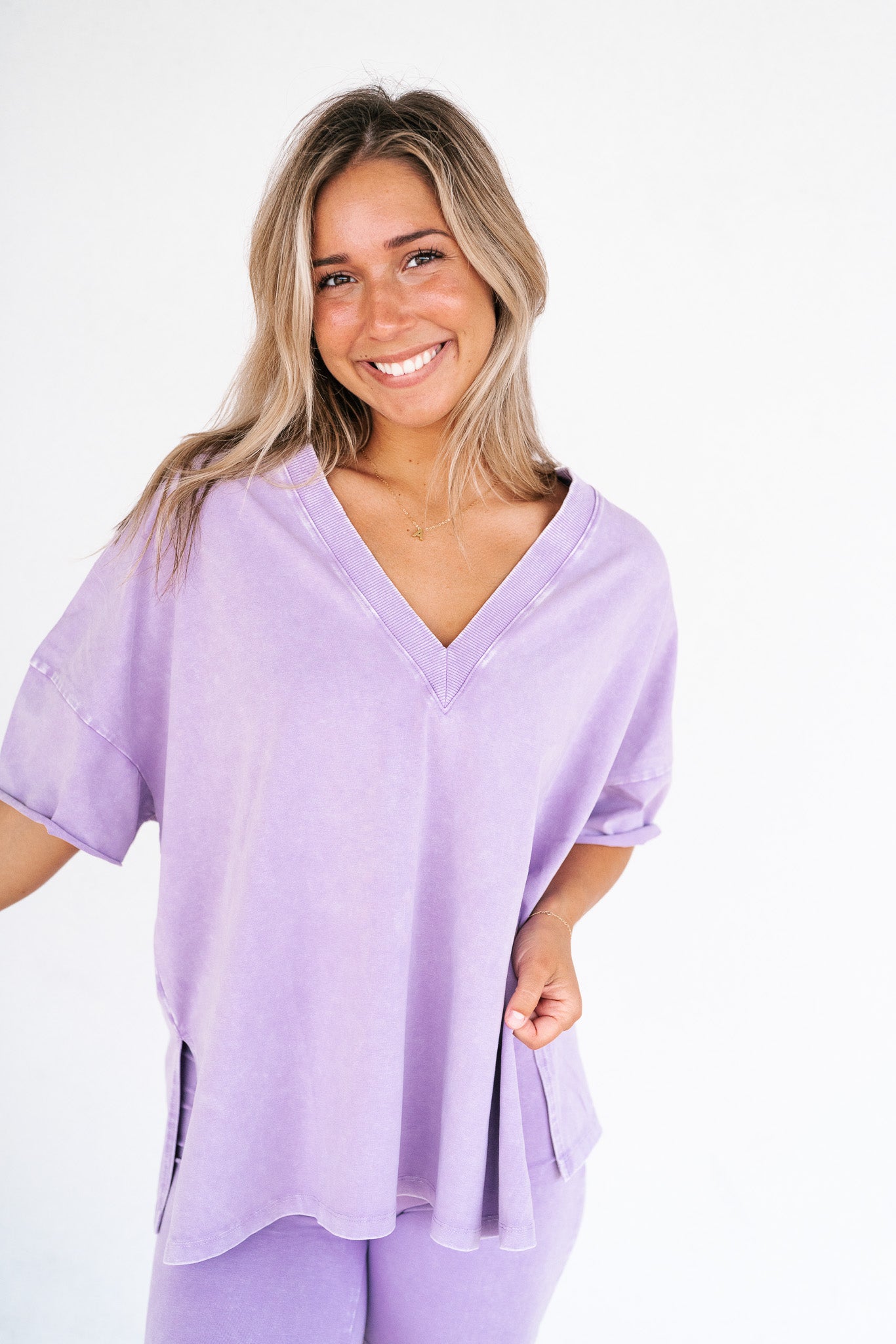 Lilac Free As Can Be Top - Online