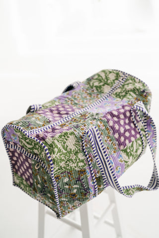 Spring Orchard Patchwork Duffle Bag