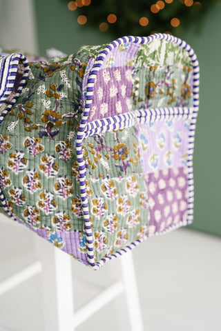 Spring Orchard Patchwork Duffle Bag