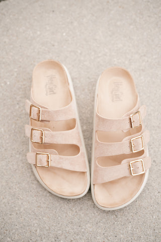 Faye Triple Strap Platform Sandal