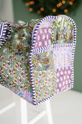Spring Orchard Patchwork Duffle Bag