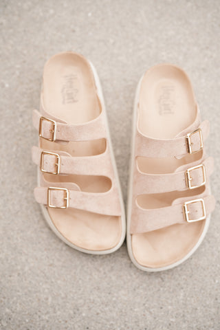 Faye Triple Strap Platform Sandal