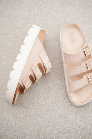 Faye Triple Strap Platform Sandal
