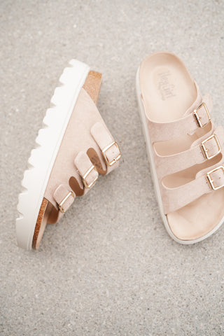 Faye Triple Strap Platform Sandal