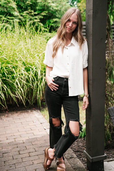 Sunlit Puff Sleeve Blouse