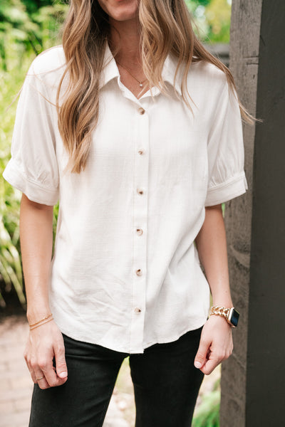 Sunlit Puff Sleeve Blouse