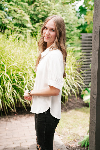 Sunlit Puff Sleeve Blouse