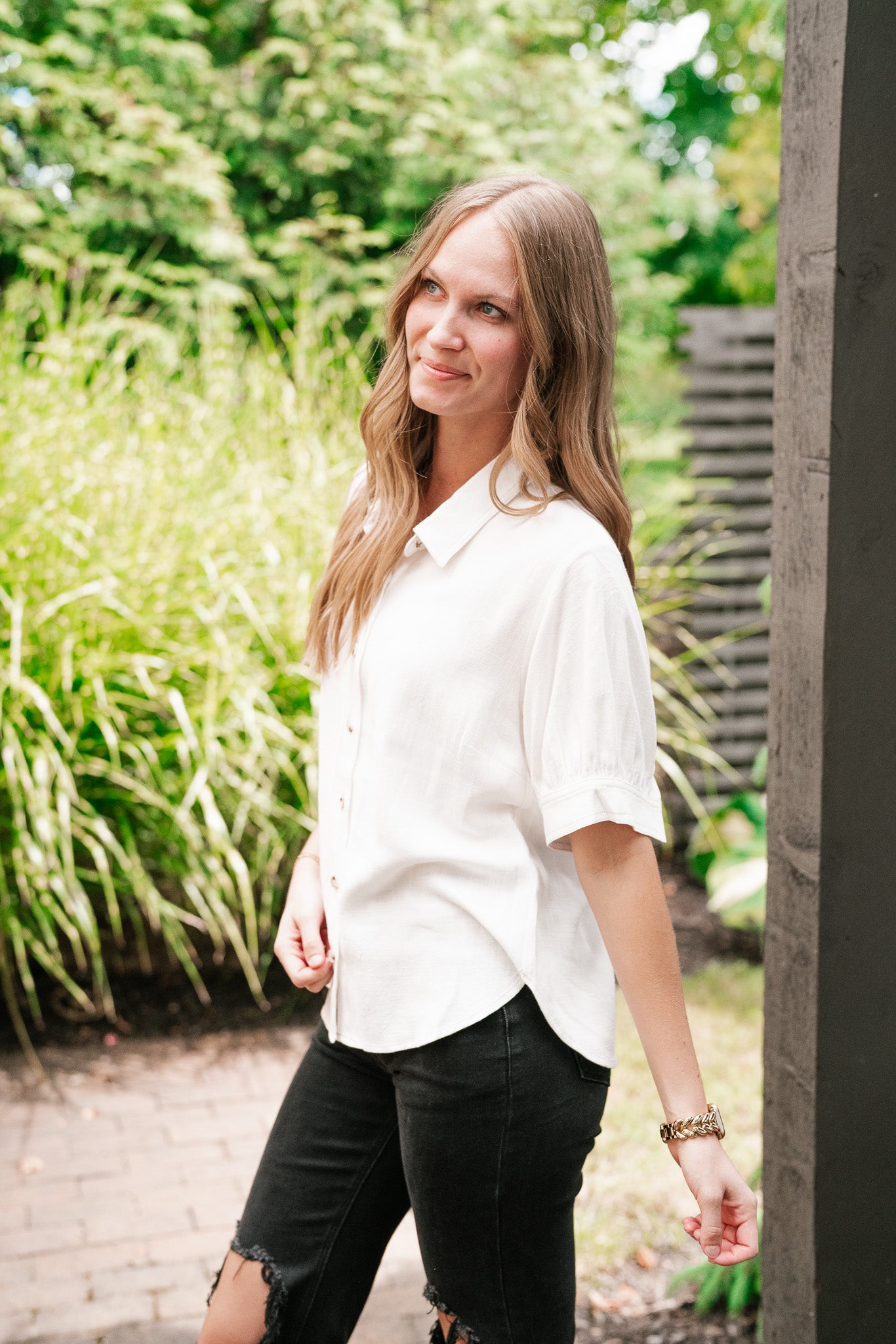 Sunlit Puff Sleeve Blouse