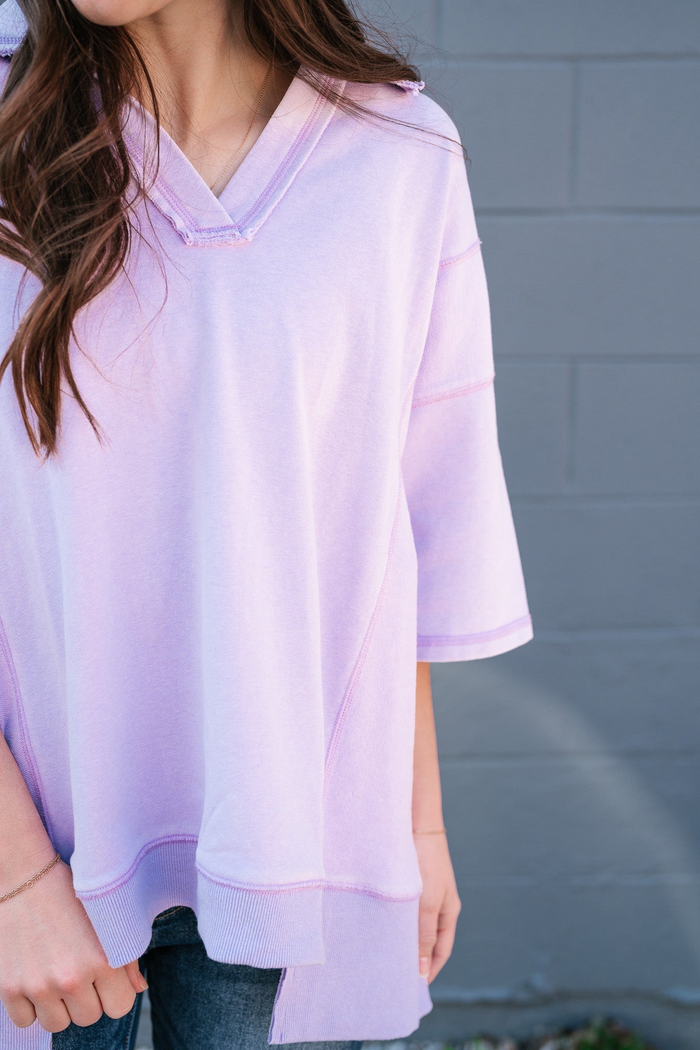Lilac Lover Collared Top