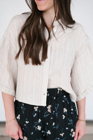 Clean Slate Collared Button Up