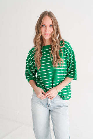 Fairway Knit Short Sleeve Top