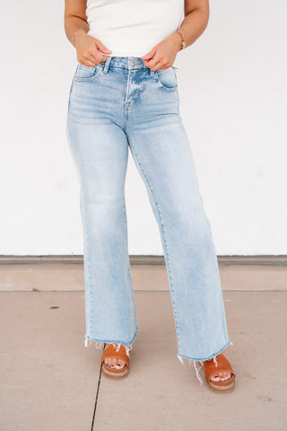 Risen Holland Mid Rise Wide Leg Jean