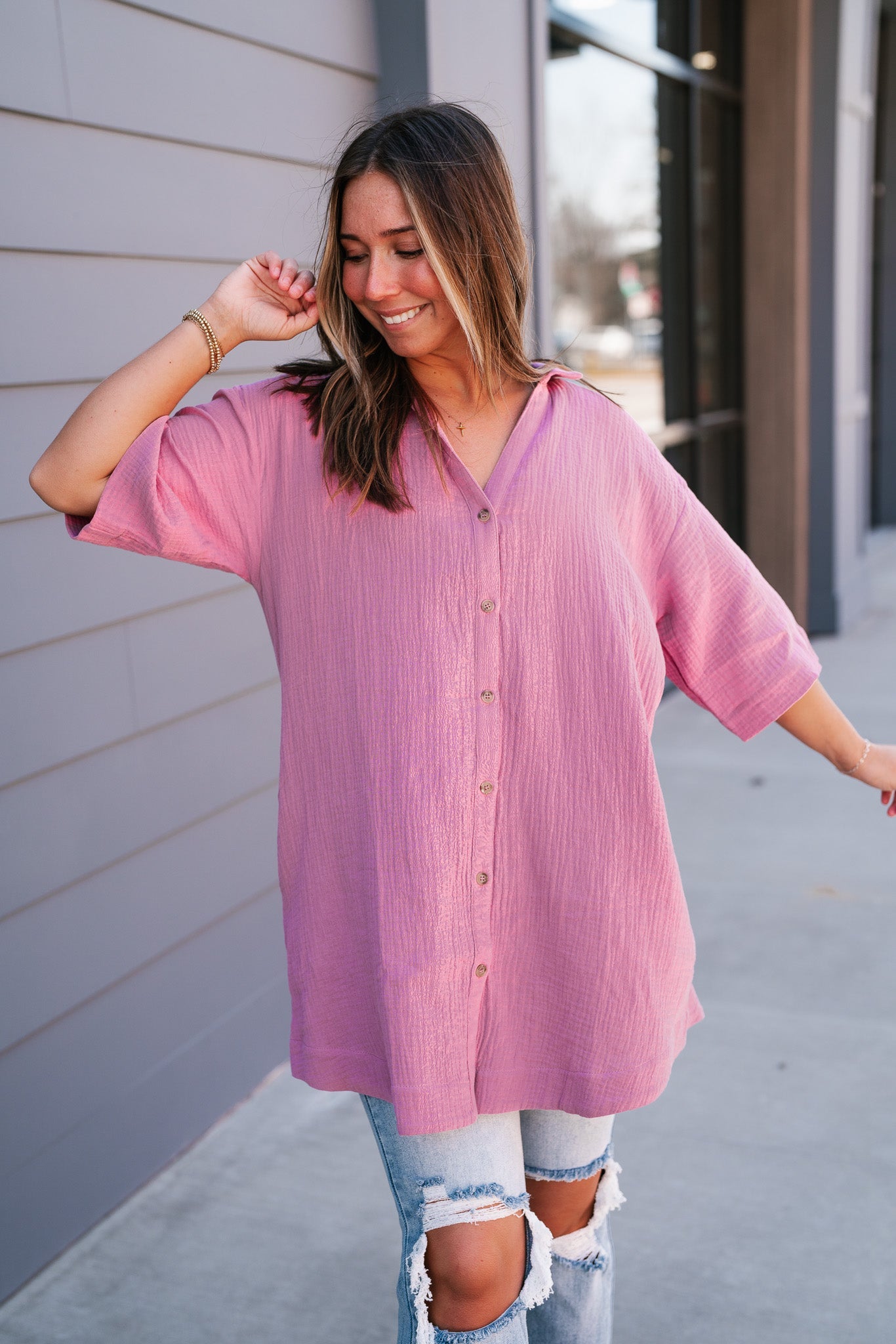 Up For It Tunic Top