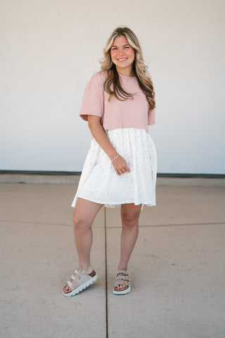 Meadow Stroll Mini BabyDoll Dress