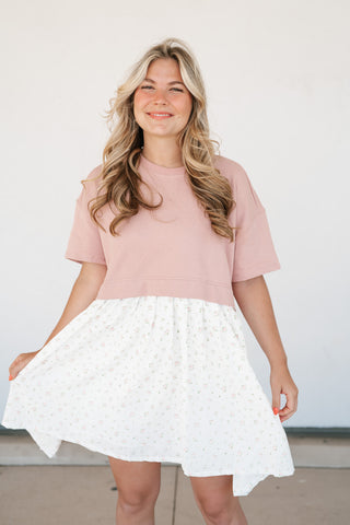 Meadow Stroll Mini BabyDoll Dress