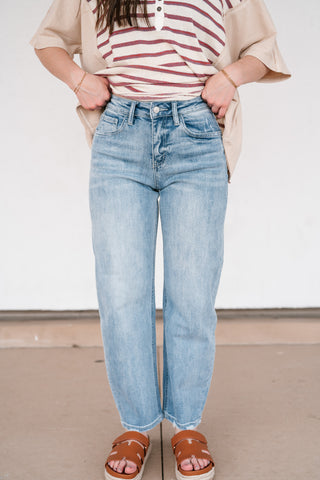 Lovervet Piper High Rise Barrel Jean