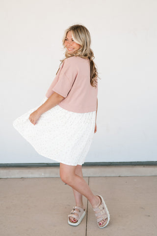 Meadow Stroll Mini BabyDoll Dress