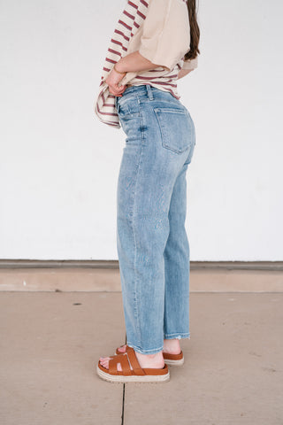Lovervet Piper High Rise Barrel Jean