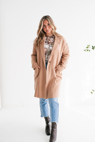 Desert Glow Knit Blazer Cardigan