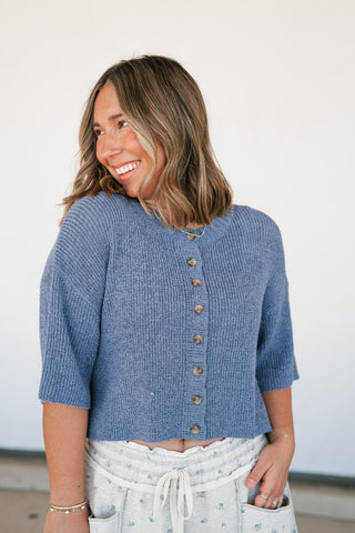 Emerson Button Up Knit Top
