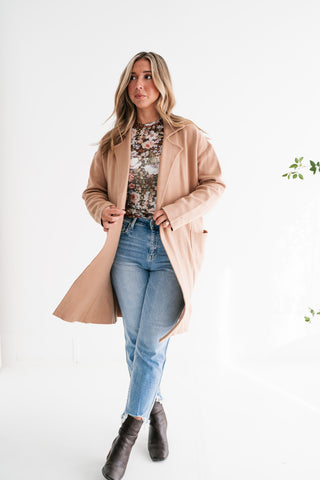 Desert Glow Knit Blazer Cardigan