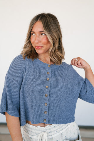 Emerson Button Up Knit Top