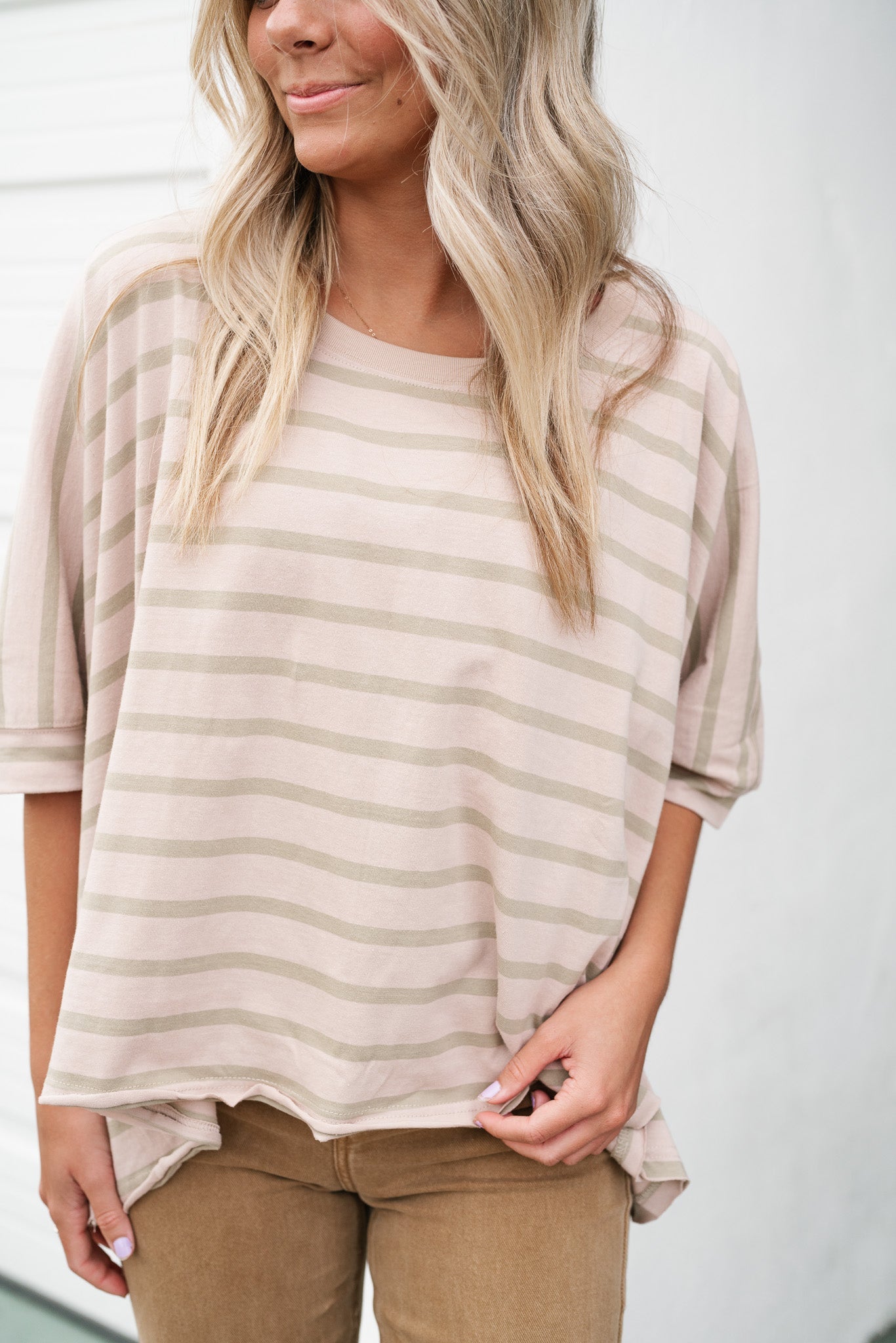 Rustic Retreat Striped Top