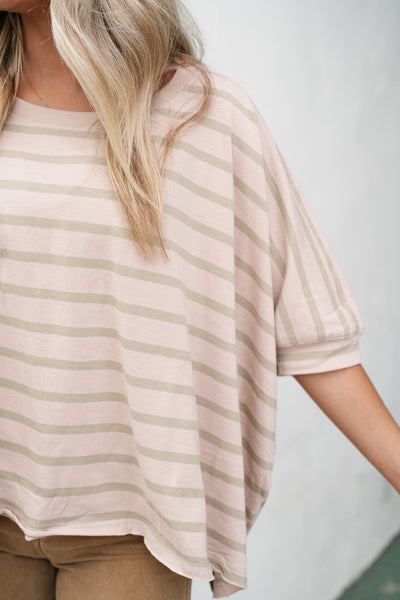 Rustic Retreat Striped Top