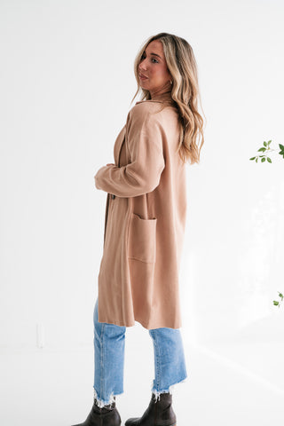 Desert Glow Knit Blazer Cardigan