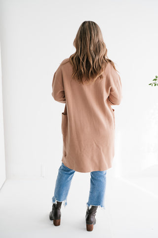 Desert Glow Knit Blazer Cardigan