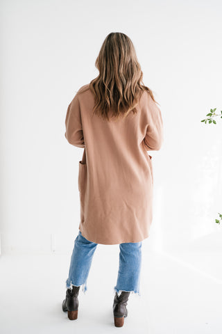 Desert Glow Knit Blazer Cardigan