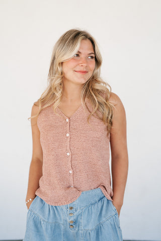 Morning Plans Knit Tank
