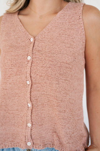 Morning Plans Knit Tank