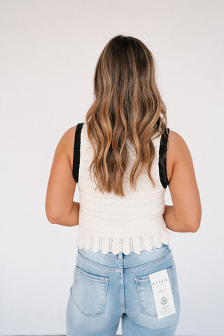 Weekend Retreat Crochet Sweater Top
