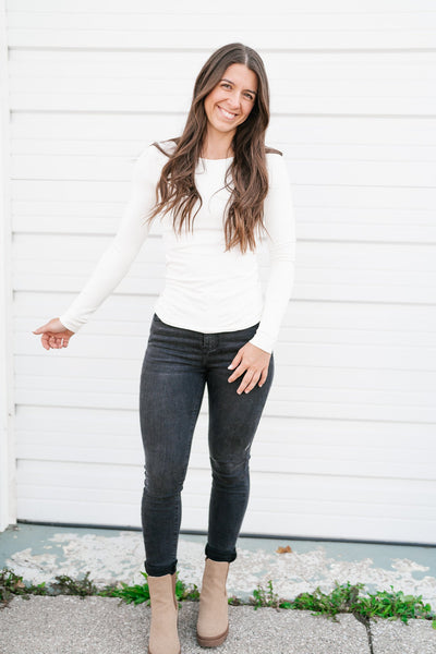 Alyssa Seamless Top - Ivory