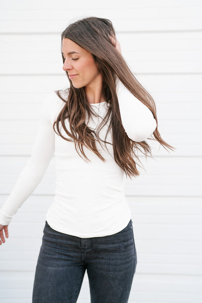 Alyssa Seamless Top - Ivory