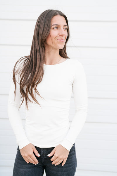 Alyssa Seamless Top - Ivory